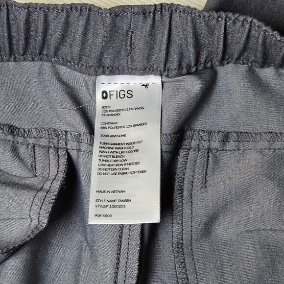 Figs Medical Healthcare Tansen Jogger Scrub Graphite Grey Pants Men's Size XL - Picture 7 of 7